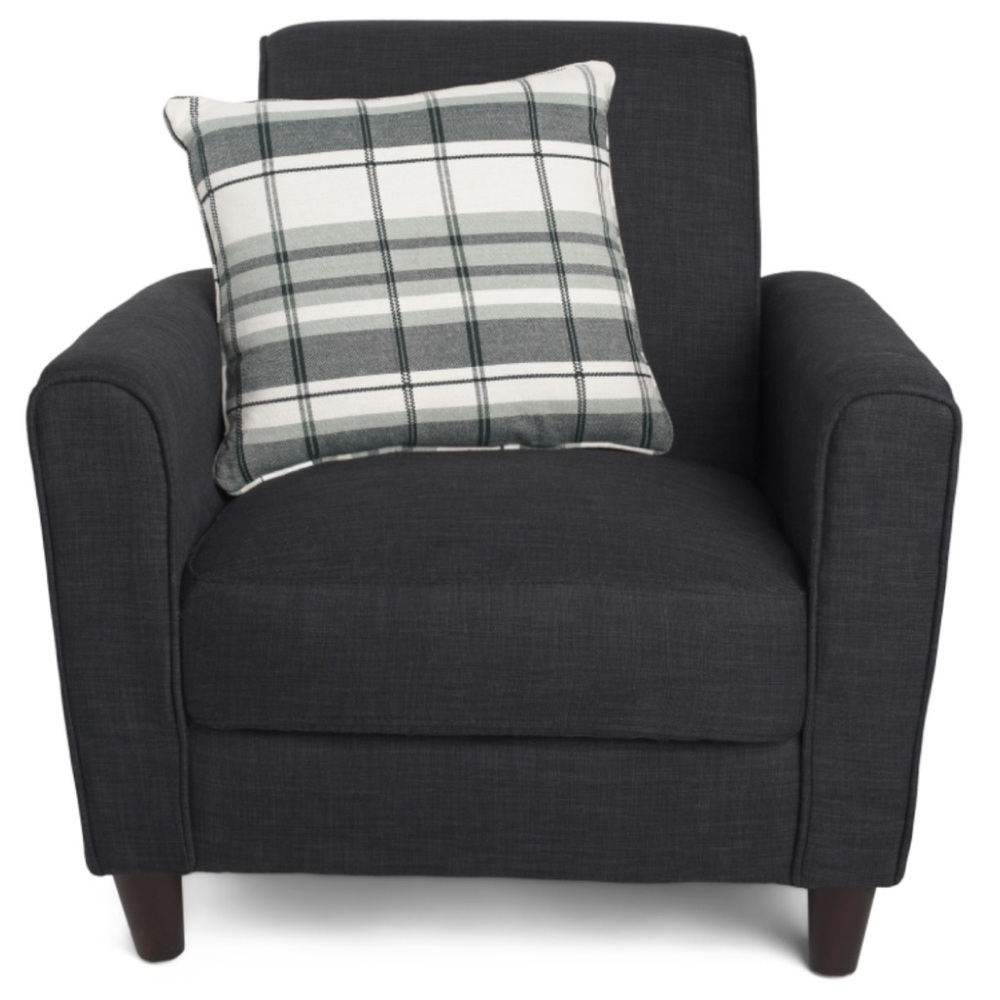 ENVOGUE 2Pk 18x18 Plaid Pillow Set
